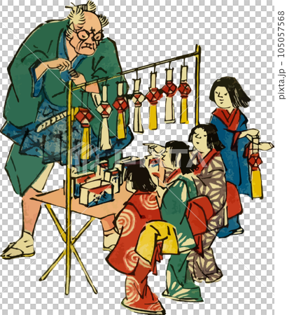 風鈴売り 105057568