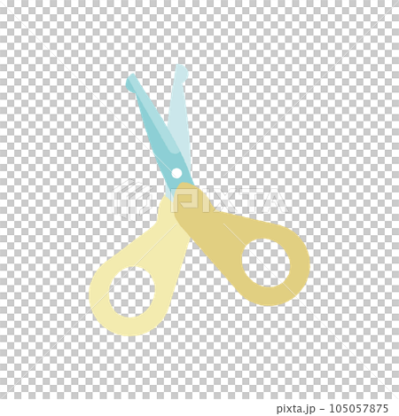 赤ちゃん用爪切り はさみ イラスト素材 赤ちゃん用爪切り はさみ イラスト素材 105057875