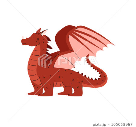 Dragon mythical fictional creature or monsterのイラスト素材 [105058967] - PIXTA