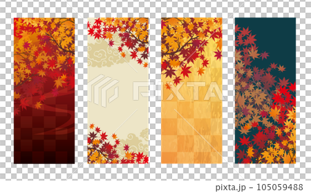 Autumn leaves maple background Autumn leaves maple background 105059488