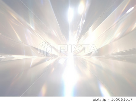 プリズムライトレインボーオーバーレイ陽光キラキラ背景 105061017