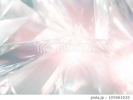 プリズムライトレインボーオーバーレイ陽光キラキラ背景 105061020