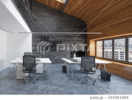 modern loft office interior 105061066