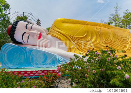 The sleeping Buddha.   105062691