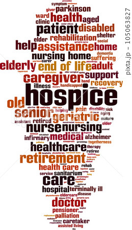 Hospice word cloud Hospice word cloud 105063827