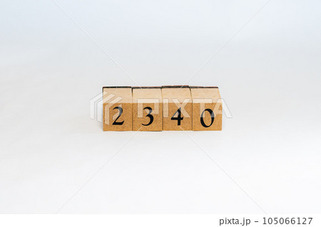 木のブロック 数字 2340 木のブロック 数字 2340 105066127