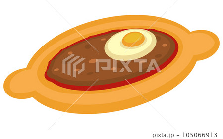 Turkish food, pide or lahmacun arabic dish cuisine 105066913