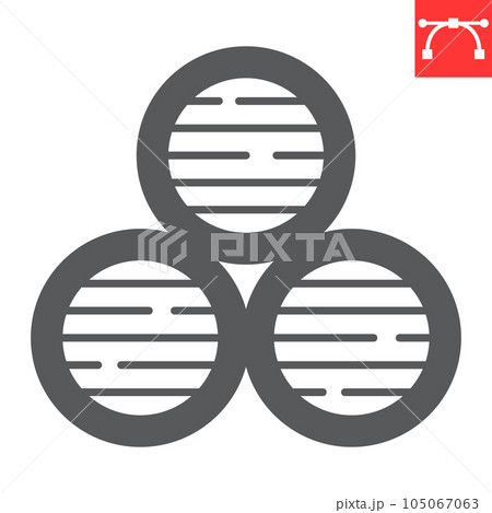 Wine vault glyph icon, fermentation and alcohol, wine cellar vector icon, vector graphics, editable stroke solid sign, eps 10. 105067063