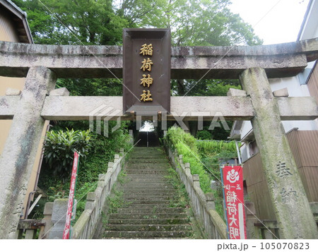 三木城跡 鳥居 稲荷神社 三木城跡 鳥居 稲荷神社 105070823