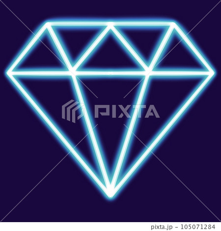 neon brilliant diamond symbol glowing desktop icon, neon sticker, neon figure, glowing figure, neon geometrical figures neon brilliant diamond symbol glowing desktop icon, neon sticker, neon figure, glowing figure, neon geometrical figures 105071284