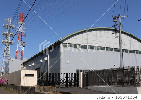 千葉県市川市妙典にある「妙典排水機場」 千葉県市川市妙典にある「妙典排水機場」 105071304