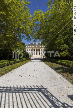 Margaux castle (Chateau Margaux), Medoc, Bordeaux, Aquitaine, France 105071412