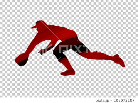 剪影素材運動棒球 剪影素材運動棒球 105072107