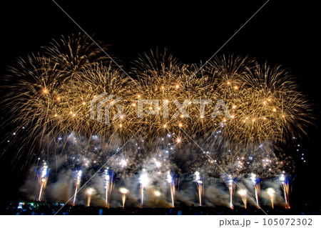 うつのみや花火大会 2019年08月10日(土) 栃木県 宇都宮市 鬼怒川 道場宿緑地 105072302