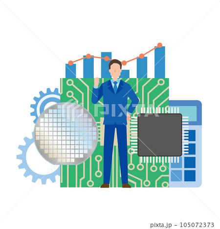 半導体メーカー男性 105072373