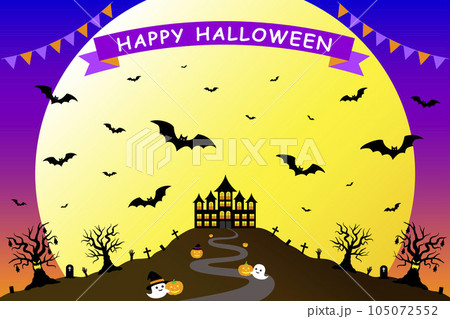 ハロウィンのイメージ素材 105072552