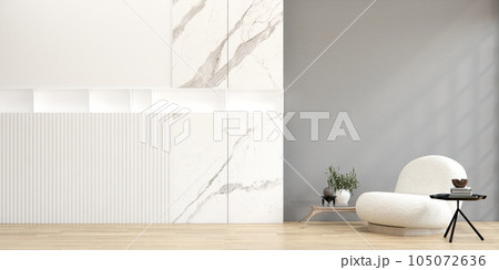 Sofa armchair on Living room empty japanese style. 105072636