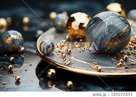 Podium stage for jewellery product presentation Podium stage for jewellery product presentation 105072855