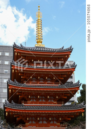 The Tochoji Temple is famous landmark in fukuoka city at japan The Tochoji Temple is famous landmark in fukuoka city at japan 105074868