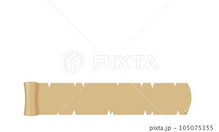 羊皮紙の巻物のフレーム素材 羊皮紙の巻物のフレーム素材 105075155