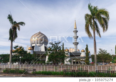 Sabah State Mosque or Masjid Negeri Sabah. Kota Kinabalu 105075274