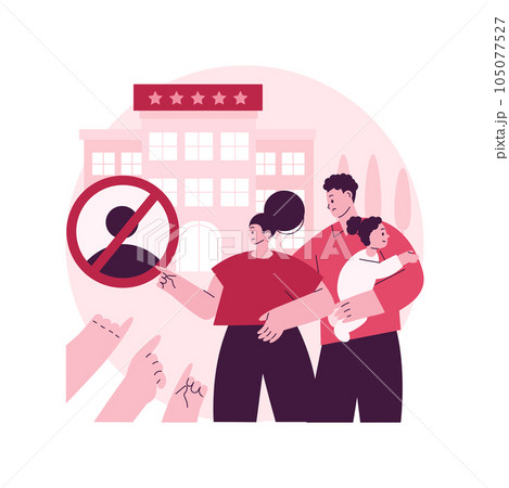 Race abstract concept vector illustration. Racial identity, human rights, skin color, human diversity, genetic code, racial equity in workplace, national culture, social justice abstract metaphor. 105077527