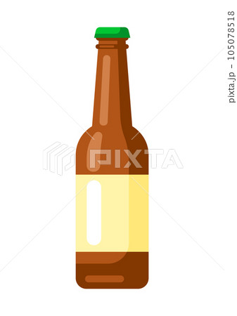 Beer glass bottle illustration. Beer festival or Oktoberfest. Beer glass bottle illustration. Beer festival or Oktoberfest. 105078518
