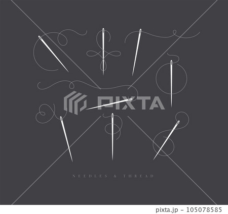 Needles and threads brown Needles and threads brown 105078585