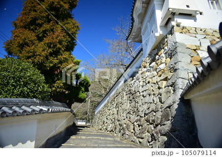 播磨 鶏籠山城・龍野城・龍野古城の曲輪と石垣・櫓・城門 105079114