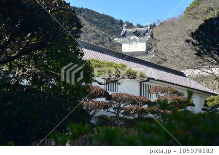 播磨 鶏籠山城・龍野城・龍野古城の曲輪と石垣・櫓・城門 105079182