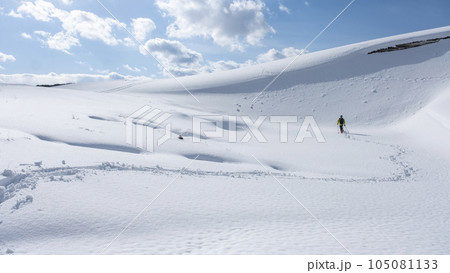 スノーシュートレッキングのイメージ 鳥取砂丘の雪景色 スノーシュートレッキングのイメージ 鳥取砂丘の雪景色 105081133