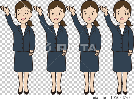 一個穿著西裝的年輕女子 這是你的手 指導簡介 105083768