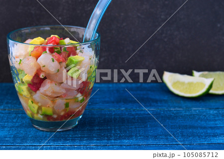エビのセビーチェ（メキシコ料理） 105085712