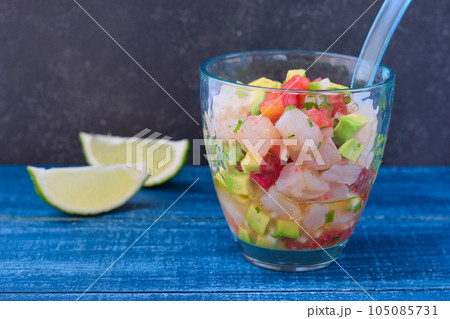 エビのセビーチェ（メキシコ料理） 105085731