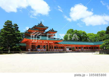 平安神宮　白虎楼・西歩廊 105085800