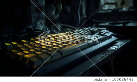かっこいい ゲーミングキーボード かっこいい ゲーミングキーボード 105086445