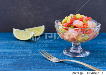 エビのセビーチェ(メキシコ料理) エビのセビーチェ(メキシコ料理) 105086494