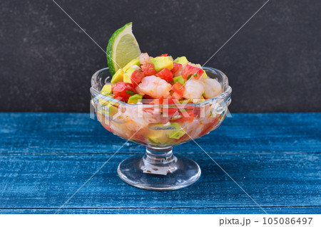 エビのセビーチェ（メキシコ料理） 105086497