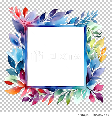 flower, floral, nature, summer, design, spring, illustration, frame, leaf, plant, invitation, background, card, pattern, decoration, art, pink, watercolor, bouquet, vintage, wallpaper, garden, 105087335
