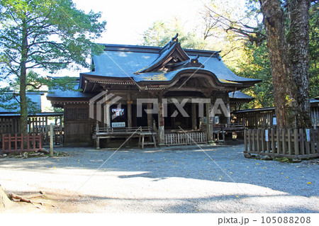 天岩戸神社の神楽殿 高千穂町 天岩戸神社の神楽殿 高千穂町 105088208