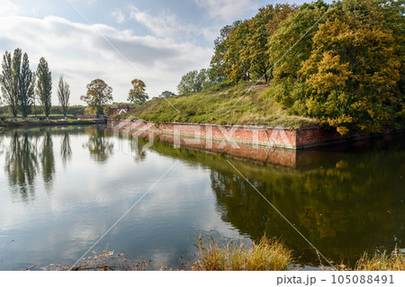 View of fortress citadel of Pillau in Baltiysk. Russia View of fortress citadel of Pillau in Baltiysk. Russia 105088491