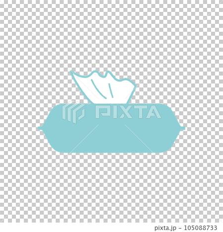 Wet sheet Simple illustration material 105088733