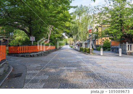 京都 白川南通(祇園白川) 新緑の季節 京都 白川南通(祇園白川) 新緑の季節 105089673