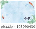 イラスト素材: 水辺の金魚 イラスト素材: 水辺の金魚 105090430