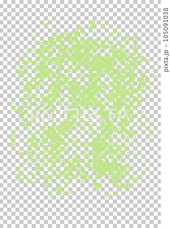 画面に向かって無尽蔵にスプラッシュする緑色イラスト 105091038