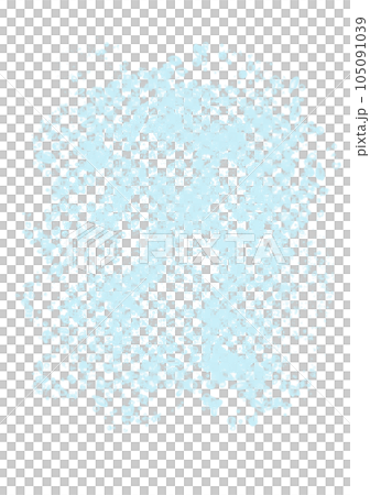 画面に向かって無尽蔵にスプラッシュする水色イラスト 105091039