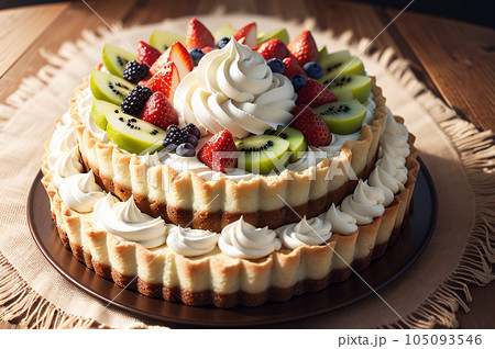 AI画像 フルーツタルト AI画像 フルーツタルト 105093546