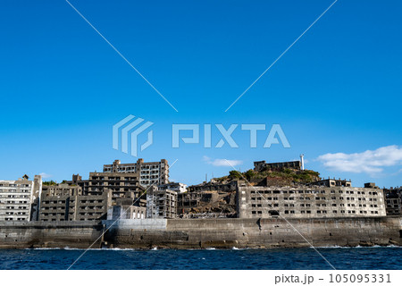 長崎　軍艦島 105095331