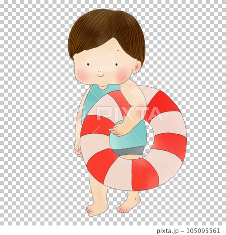 帶浮動環的男孩 105095561