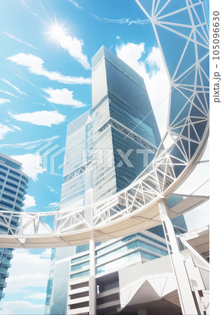 AI画像生成 超高層ビルイメージ AI画像生成 超高層ビルイメージ 105096630
